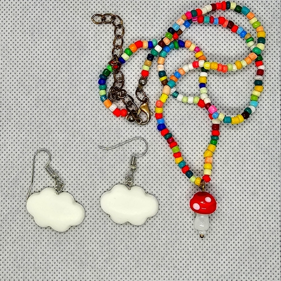 Mushrooms and Clouds Jewelry Bundle - Picture 1 of 3
